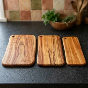 Planche à découper en bois pour la cuisine, planche à découper pour restaurant, planche à découper pour fromage et poulet - Product Image 2