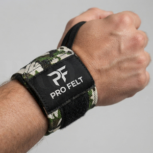 Sangles de maintien élastiques imprimées camouflage personnalisées pour la musculation, l'haltérophilie et le fitness – Attelles de poignet pour l'entraînement - Product Image 3
