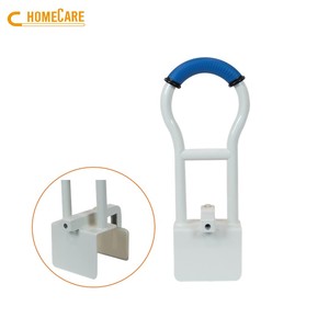 Riel de agarre para bañera con recubrimiento en polvo con mango TPR - Product Image 1