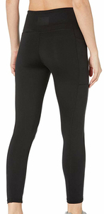 Women's High Waist Solid <b>Green</b> Yoga <b>Leggings</b> Full Length Seamless Elastic Waist Pants - Product Image 6