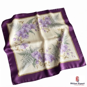 Elegant Womens <b>Square</b> <b>Scarves</b> Soft Lightweight Fashion Accessories OEM ODM Manufacturer Fiji Custom Fabric Products Bulk Supply - Product Image 3