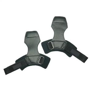 GREEN Protège-mains de musculation personnalisés pour la gym, la force athlétique et le soulevé de terre, avec sangle de soutien du poignet - Product Image 1