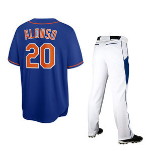 Uniformes de Béisbol Personalizados al por Mayor para Adultos, Transpirables, Tallas Grandes, Logotipo Personalizado, Nombre del Equipo, Impresión Digital, Ropa Deportiva - Product Image 2