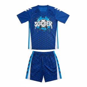 ชุดยูนิฟอร์มฟุตบอลแบบซับลิเมชั่นเต็มตัวสั่งทำขายส่ง ระบายอากาศได้ดี สำหรับผู้ชาย ชุดเยาวชน ชุดฝึกซ้อมกีฬา - Product Image 5