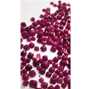 พลอยทับทิมสีชมพูธรรมชาติ 3 มม. 4 มม. 5 มม. ทรง Sugarloaf cabochon น้ำหนัก 143 กะรัต จำนวน 340 เม็ด คุณภาพ Iroc Sales สำหรับขายแบบเม็ดพลอยหลวม ราคา US$86 ต่อชุด - Product Image 3