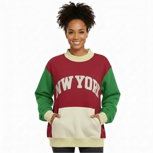 Sudadera Oversize con Capucha de Algodón Premium para Mujer, Cálida para Otoño/Invierno, Ajuste Holgado, Casual, con Logo Frontal, Estilo Urbano - Product Image 4