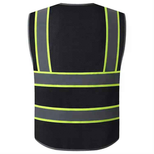Safety Work Vest Men's Sublimation Printed Breathable Waterproof Quick Dry Anti-Bacterial High Quality Polyester Reflective - Product Image 2