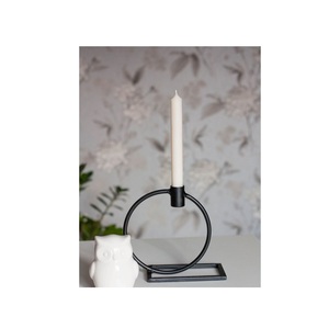 Support de bougie en métal, lanterne classique en fer pour centre de table, éclairage de balcon, jardin, soirées amusantes, dîners, événements lumineux - Product Image 6