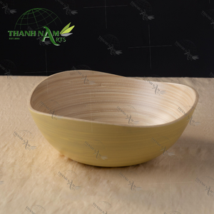 Eco-Friendly Natural Spun <b>Bamboo</b> <b>Bowl</b> Handpicked for Classic Family Meals Parties Customized from Vietnam - Product Image 4