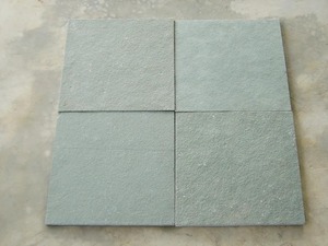 Dalles et carreaux en pierre calcaire bleue de Kota, durables et antidérapants, pour la conception intérieure et extérieure - Product Image 2