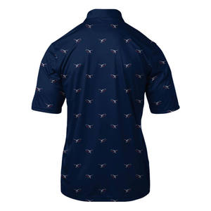 Chemise de golf personnalisée pour homme, impression numérique, vente en gros, tissu tricoté en coton et élasthanne haute performance, manches courtes, décontractée - Product Image 1