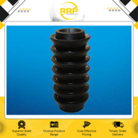 Installation facile, meilleure qualité, coupelles MV en caoutchouc NBR noires pour forage pétrolier, tailles 2.3/8'' et 2.7/8'', origine Inde, prix conseillé.