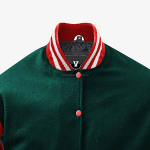 แจ็คเก็ตวาร์ซิตี้ยูนิเซ็กซ์ขายดีที่สุด ผ้าเดนิมเคลือบ คอตั้ง แบบสองด้าน กันลม สำหรับฤดูหนาว - Product Image 2