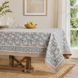 Indian Handmade Premium Quality Eco-friendly Floral Pattern Cotton <b>Table</b> <b>Cover</b> Modern Style for Wedding Use - Product Image 1