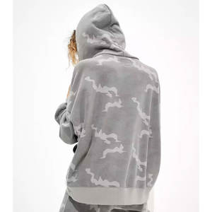 Sudadera con Capucha de Moda Urbana al por Mayor, Servicio OEM, Diseño Casual con Efecto Tie-Dye para Mujer, Corte Oversize 2026 - Product Image 2
