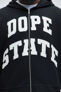 Sudadera con Capucha Oversize Personalizada para Hombre, Estampado Puff, Estilo Gótico Urbano, Sudadera de Alta Calidad de 420 Gramos, Tipo Pullover - Product Image 3
