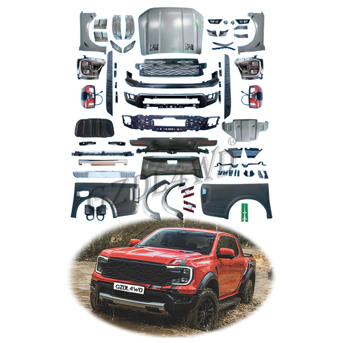 Ford Ranger T9 Body Kit - Upgrade to Raptor Style 2019-2023