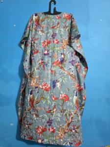 Exclusivo Kaftán de Algodón Puro Ecológico con Estampado Digital Hecho a Mano para Mujer, Ropa de Dormir, Venta al por Mayor ODM - Product Image 4