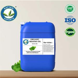 Aceite Portador de Brahmi Orgánico a Granel con Infusión de Hierbas para Formulación de Perfumería de Lujo, Exportador Mayorista B2B de la India - Product Image 4