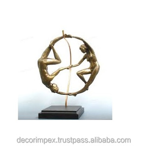 Escultura de escalera descendente para hombres de alta calidad para sala de estudio, escritorio, decoración del hogar, fundición de pirámide de hierro - Product Image 2