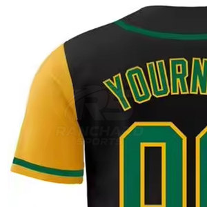 Camiseta de Béisbol para Hombre, Corte Holgado, Uniforme Deportivo, Manga Corta, para Entrenamiento y Juego, Camiseta de Béisbol Premium - Product Image 4