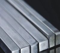 Barres carrées en acier inoxydable 304L de qualité supérieure, tiges métalliques de qualité industrielle pour l'ingénierie, la fabrication, la construction et