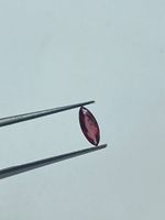 Spinelle naturelle taille marquise rouge facettée pour bagues et bijoux, haute qualité, 0,56 carat
