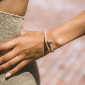 Luxury 18K Gold Filled Moissanite <b>Cuff</b> <b>Bracelet</b> Round Brilliant Cut Channel Setting Women's Geometric Style <b>Bracelets</b> - Product Image 3