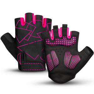 Nouveauté : Gants de cyclisme demi-doigts antidérapants, protection UV, respirants, avec fermeture auto-agrippante - Product Image 1