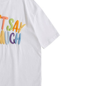 Camisetas de Algodón 100% con Estampado Puff para Hombre, Diseño Personalizado, Manga Corta, Tallas Grandes, Fabricadas en Pakistán, al Mejor Precio - Product Image 6