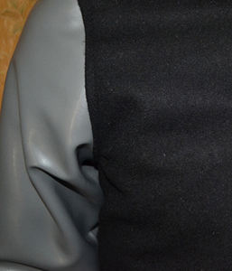 แจ็คเก็ตหนังเด็กแบบสั่งทำพิเศษ แขนหนัง ตัวเสื้อผ้าขนสัตว์ สไตล์วินเทจ อุ่นสบาย แจ็คเก็ตเบสบอลแบบ Letterman Varsity - Product Image 4