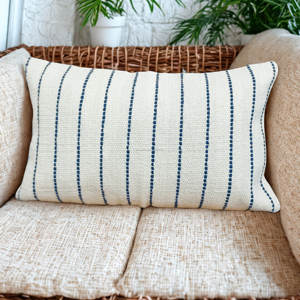 Funda de Cojín Tejida Jacquard Vintage con Borlas y Cremallera, Estilo Boho, Blanca y Marrón, para Decoración Interior Clásica - Product Image 3