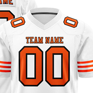 เสื้อฟุตบอลอเมริกันแขนสั้นดีไซน์ล่าสุด ไซส์ใหญ่ แห้งเร็ว ชุดกีฬา เสื้อฟุตบอลอเมริกัน MOQ ต่ำ - Product Image 2