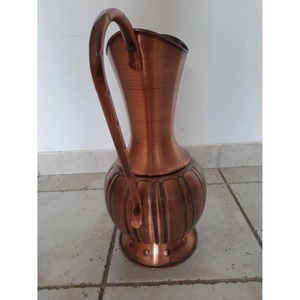 Vintage Copper <b>Jug</b> New Design Tabletop Water Serving Ware Handle Fancy Metal <b>Jug</b> for <b>Drinking</b> Factory Price Tea Pots Kettles - Product Image 4