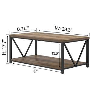 Traditional Antique Metal Wood Side <b>Table</b> Durable Eco-Friendly Living Room Furniture for Apartment Cafe Office Use - Product Image 4