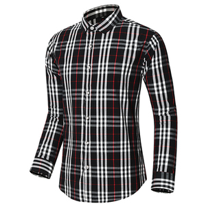 Latest Fashionable Regular Fit Curve Hem Turn-<b>down</b> Collar Men's Causal Shirts Cotton/Bamboo Fiber Eco-Friendly Breathable High - Product Image 5