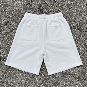Shorts de sport unisexe en polyester/coton avec strass, en molleton bouclette, couleur unie, style hip-hop, avec cordon de serrage - Product Image 2