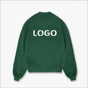 เสื้อสเวตเชิ้ตคอเต่าแบบวินเทจสำหรับฤดูหนาว ผลิตโดยผู้ผลิต OEM ผ้าฝ้าย 100% เป็นมิตรกับสิ่งแวดล้อม แห้งเร็ว ซับในอย่างดี ระบายอากาศได้ดี - Product Image 1