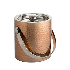 Seau à glace en acier inoxydable poli miroir, refroidisseur à vin et champagne, bac à boissons pour bars, fêtes et hôtels (vente en gros) - Product Image 6