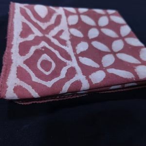 Pañuelo Cuadrado Étnico de Algodón Hecho a Mano, Estampado Floral, Juego de Pañuelo para el Cuello, Ideal para el Verano, Regalo de San Valentín - Product Image 1