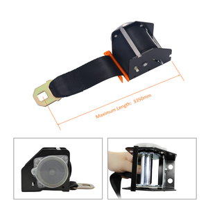 Cinturón de Seguridad Retráctil de 2 Puntos con Bloqueo Automático de Poliéster HO-CEF033 - Product Image 3