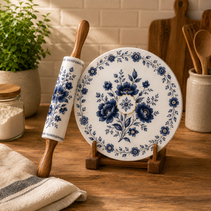Rodillo de Masa de Madera Chakla Belan de Falah International, Tabla para Amasar Roti, Utensilios de Cocina, Proveedor ODM - Product Image 5