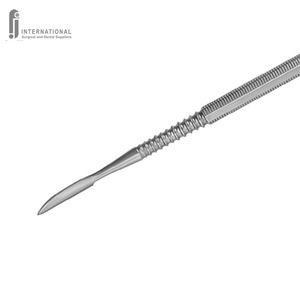 มีดคราเวอร์ทำฟันปลายคู่ สแตนเลสคุณภาพสูงแบบใหม่  ไม้พายแบนสำหรับอุดฟัน  เครื่องมือ Lecron  แบบใช้มือ  ออกแบบตามหลักสรีรศาสตร์ - Product Image 2