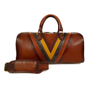 Casual Fashion Customized Logo Top Quality Leather Duffle Bag <b>Backpack</b> <b>Large</b> Capacity Leather Duffle Bag For Gym Sports - Product Image 2