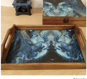 ถาดเสิร์ฟไม้ทำมือคุณภาพสูงสำหรับใช้ในบ้านและร้านอาหารจากอินเดีย - Product Image 5