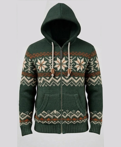 Vente en gros de sweats à capuche d'hiver en coton biologique tricoté, écologiques, avec impression numérique personnalisée, sérigraphie, tissu épais, coupe classique - Product Image 4