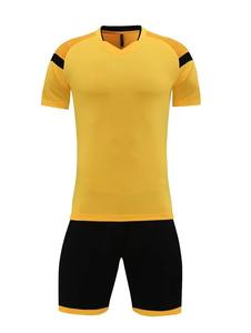 Conjunto de camiseta de fútbol azul marino de manga corta para hombre, uniforme de fútbol morado para adultos, camiseta de fútbol amarilla para niños, nombre personalizado, número DIY - Product Image 6