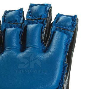 Gants en cuir demi-doigts à faible MOQ, qualité supérieure, pour la boxe, dernier design - Product Image 4
