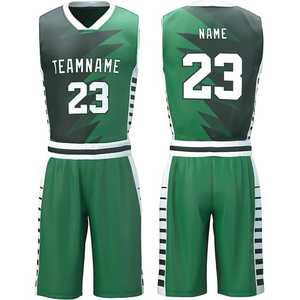 Conjuntos de Camisetas y Pantalones Cortos de Baloncesto Personalizados al por Mayor, Transpirables, Ligeros, con Impresión Digital por Sublimación para Hombres y Mujeres - Product Image 4
