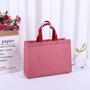 Wholesale PP Non-Woven Handled Shopping <b>Bags</b> Custom Letter Logo Print-Eco-Friendly <b>Reusable</b> Storage <b>Bags</b> - Product Image 3
